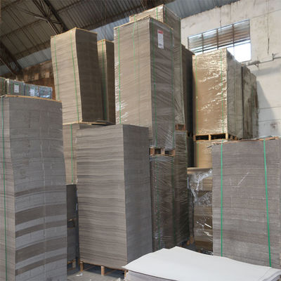 Mischte Zellstoff recycelt 400 Gsm Duplex Board Grau Rücken