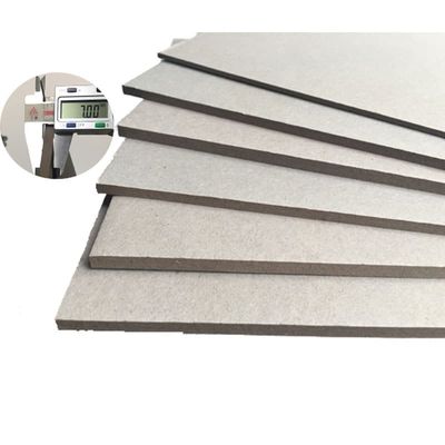 Schreibbuch Abdeckung Dicke graue Recyclingpapierrolle/Blatt graue Pappe/graue Splitterplatte