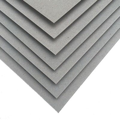 Grauer Karton 500 gm recyceltes, lackiertes Grauscheinscheibenpapier
