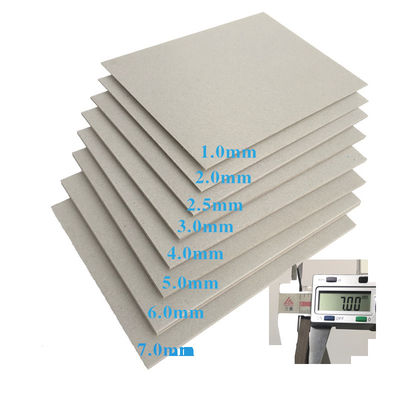1 mm,1.5 mm, 2 mm, 3 mm gelaminierte graue Platte/graue Pappe/graue Chipplatte