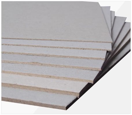Schreibbuch Abdeckung Dicke graue Recyclingpapierrolle/Blatt graue Pappe/graue Splitterplatte