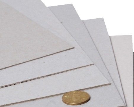 Mischpulp Grau Karton Papierblätter kundenspezifische Duplex Grau Backboard