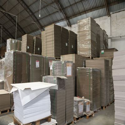 Einseitig beschichtete Grauscheibenplatte aus recyceltem Zellstoff für nachhaltige Verpackungen