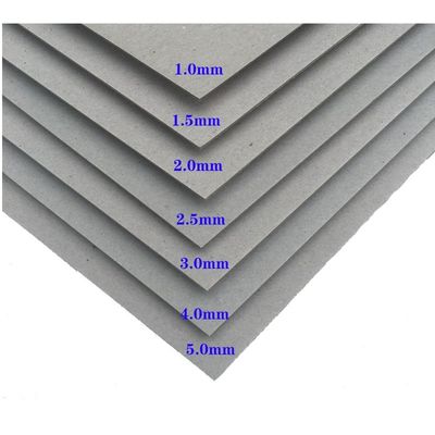 2 mm 2,5 mm Dicke Grautisch Kartonbleche, nicht beschichtet, recyceltes Grautisch Chipboard