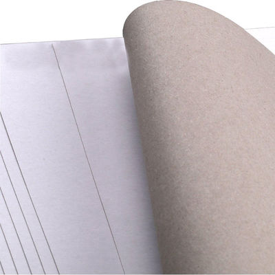 Beschichtetes Kartonpapier mit grauer Verpackung Gebrauchtes Duplexkarton