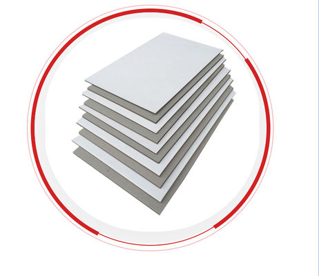 Hochwertige 250 g Duplexplatte mit grauer Rückseite/Duplexplatte/Duplexpapier