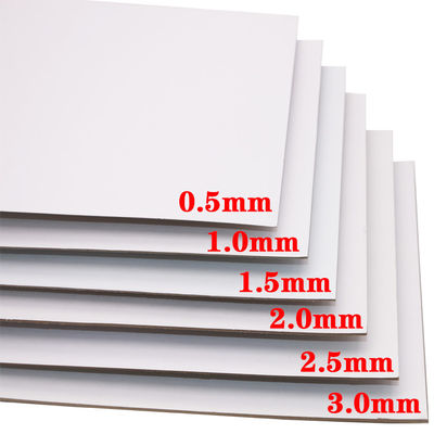 Graue Papierplatte Weiß beschichtet Duplex Grau Karton Papierplatte mit grauer Rückseite