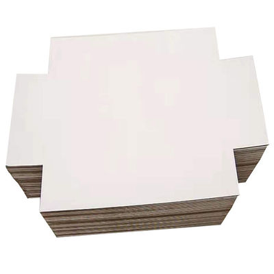 Hochwertiges Papier Graublätter Weißes Pappe Duplexpapier 77x110 380g Weißes Rücken