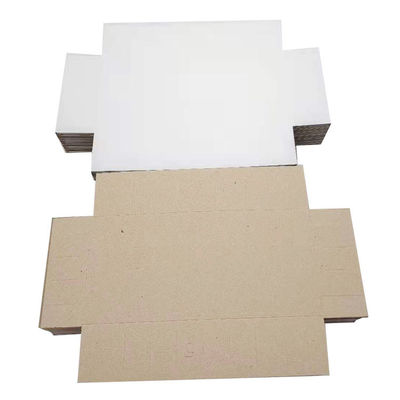 Recycling 400G Weißgrau Rücken Duplex Board, Duplex Papierplatte benutzerdefinierte Form
