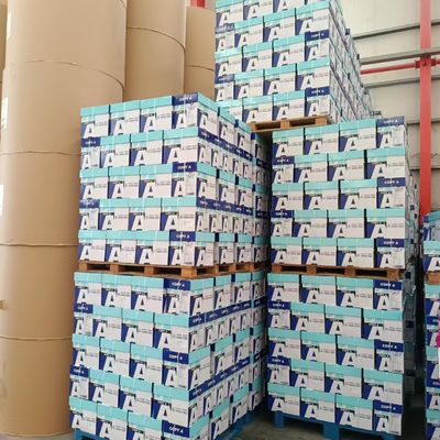 Umweltfreundliche, recycelte, nicht beschichtete Offsetpapierrolle Holzfreie Papierfolie 60 g/m-140 g/m