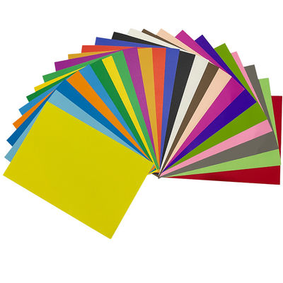 Doppelseitig beschichtetes Farbpapier Recyclingfarbkartonpapier für Kunsthandwerksprojekte