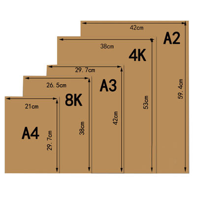 Kraftpapier 50 Gsm 150 Gsm Kraft-Liner-Blätter
