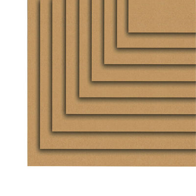 Holzzzellstoff unbleichte Kraftpapierkarte 81 gm Braune Kraftpapierrollen