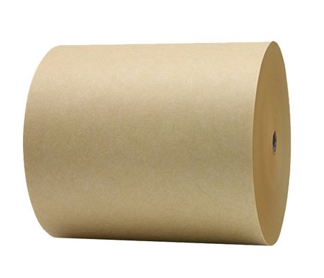 Biologisch abbaubares Braunes Kraftpapier Lebensmittelqualität Einseitige PE-beschichtete Rolle
