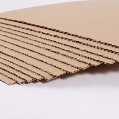 Doppeldicke Wellbleche Pads Doppelwandbleche Braun
