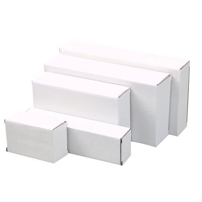 Weiße, quadratische Karton-Geschenkverpackungskisten, Papierversandkisten für kleine Unternehmen