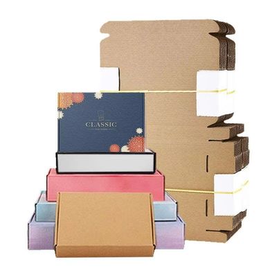 Gewalzte Papierverpackungskisten für den individuellen Druck Luftfahrzeugkarton mit einer oder zwei Wänden