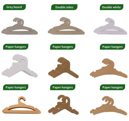 Nachhaltiges recyceltes Kartonpapier-Hanger