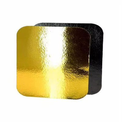 6 8 10 Zoll 12 Zoll Kuchenbrett für Stufenkuchen, goldene Kartonkuchenrunden